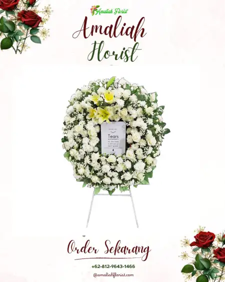 Krans Bunga Duka Kebomas